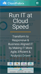 Mobile Screenshot of cloudfabrix.com